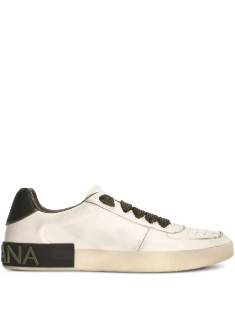 Dolce & Gabbana perforated-detail lace-up sneakers White CS2392A0218
