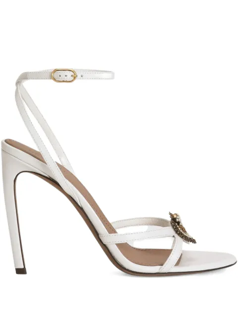 Dolce & Gabbana heart-embellished heeled sandals White CR1984AP412