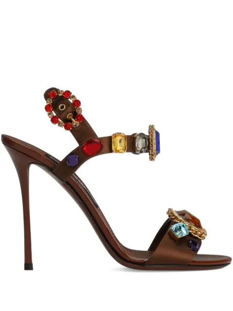 Dolce & Gabbana Keira 2.0 sandals Brown CR1976AC326