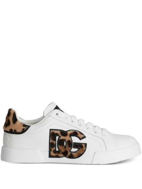 Dolce & Gabbana Portofino light strobel nappa calfskin sneakers White CK2395A0225