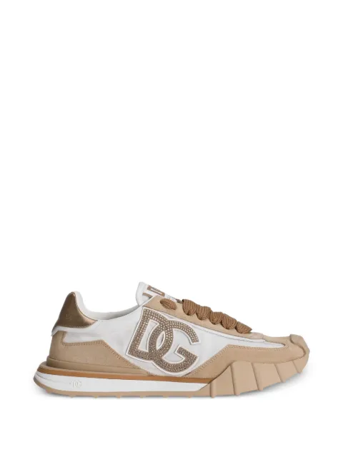 Dolce & Gabbana DG rhinestone logo sneakers White CK2384A6N71