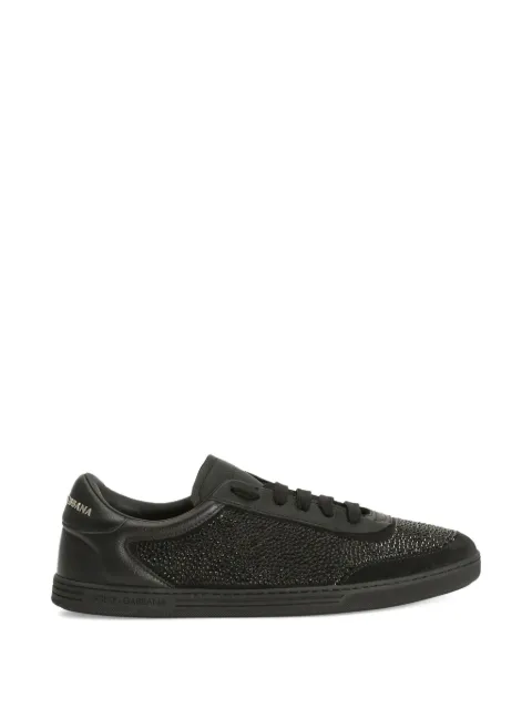 Dolce & Gabbana Saint Tropez light leather sneakers Black CK2379A0224