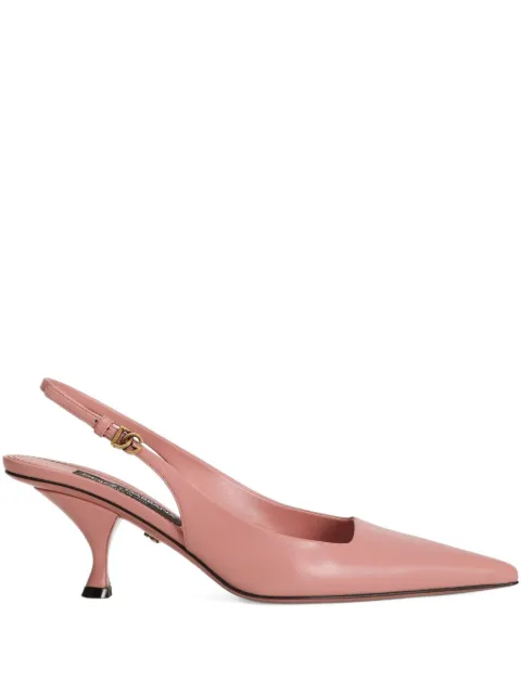 Dolce & Gabbana 60mm pointed slingback pumps Pink CG1007AP412