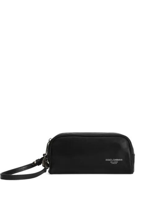 Dolce & Gabbana logo-print wash bag Black BP3456AU994