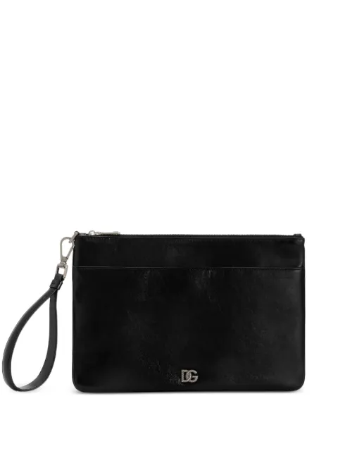 Dolce & Gabbana Tempesta calfskin bang Black BP3294AU994