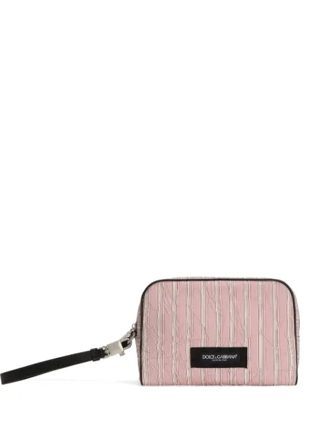 Dolce & Gabbana Froissé fabric handbag Pink BM2500A0389