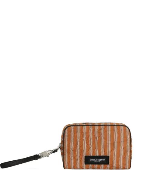 Dolce & Gabbana Froissé fabric handbag Orange BM2500A0389