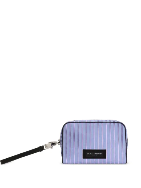 Dolce & Gabbana striped top-handle tote bag Blue BM2500A0390