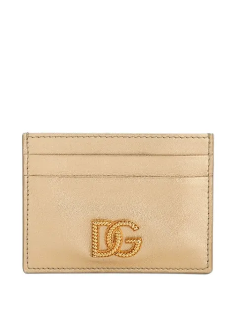 Dolce & Gabbana DG logo card holder Gold BI0330AZ648