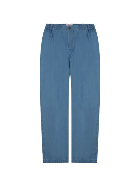 MC2 Saint Barth Calais belt-loop buttoned trousers Blue CAA0001