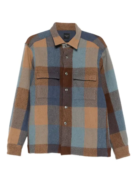 Xacus check pocket jacket Brown 150ML91310