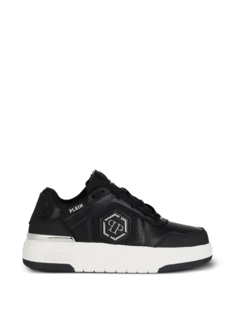 Philipp Plein SK8R logo-plaque low-top sneakers Black USC0925PTE003N02