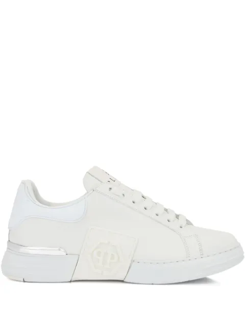 Philipp Plein Phantom Kick$ logo-plaque low-top sneakers White SAFSUSC0904PLE005N