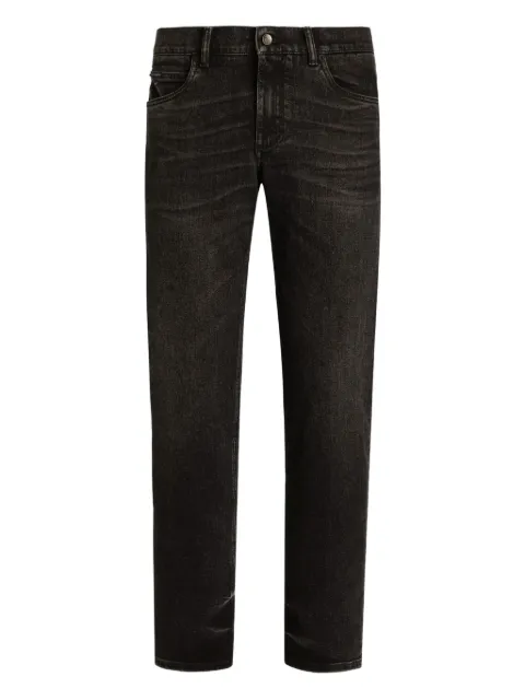 Dolce & Gabbana logo-patch jeans Black GYJCCZG8OV9