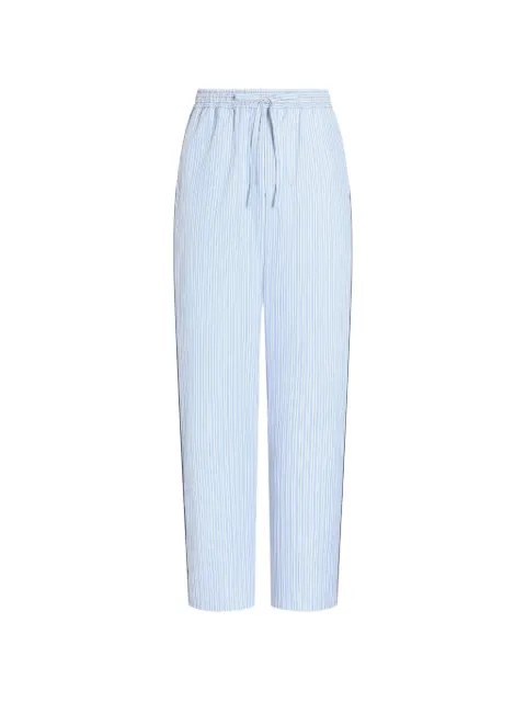 Dolce & Gabbana striped poplin trousers Blue GVRMATFR510