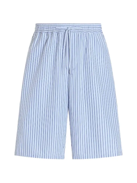 Dolce & Gabbana striped poplin bermuda shorts Blue GV5MATFR513