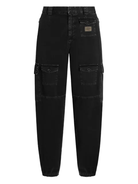 Dolce & Gabbana cotton trousers Black GV1VHTG8OV3