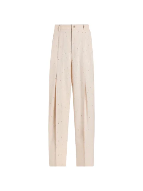 Dolce & Gabbana pinstriped trousers Neutrals GP20WTFBMFW