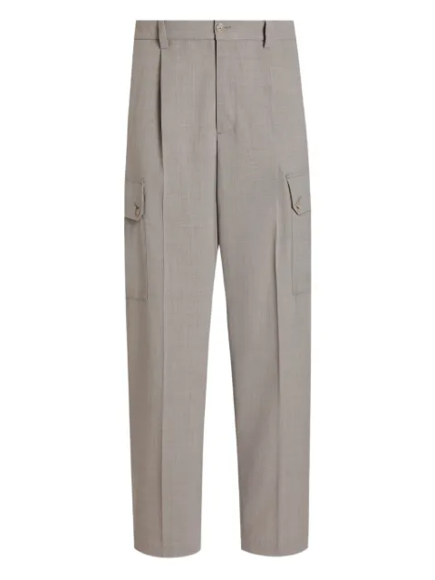 Dolce & Gabbana wool canvas trousers Neutrals GP1O0THU2BP