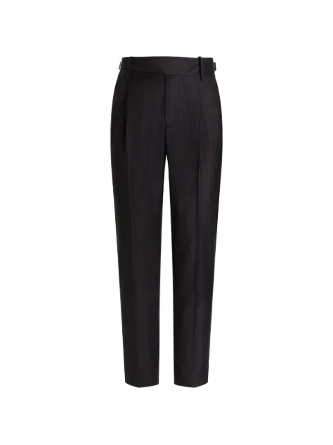 Dolce & Gabbana pinstripe wool trousers Black GP19ZTFR227