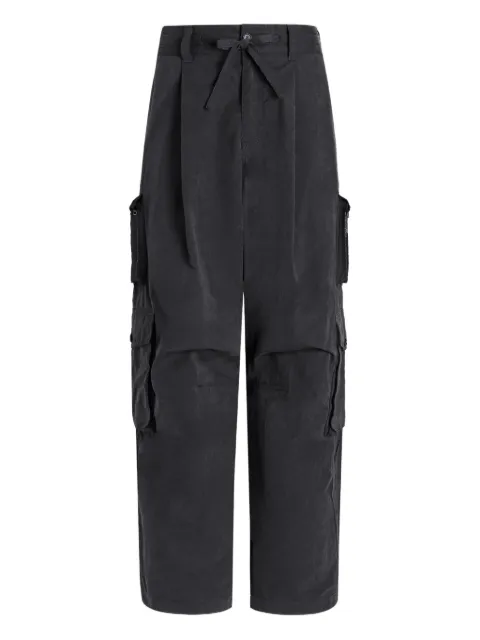 Dolce & Gabbana washed fabric trousers Grey GP15UTGK056