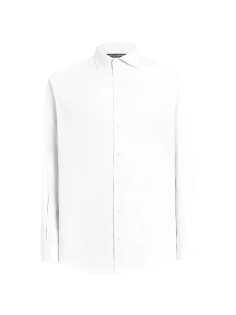 Dolce & Gabbana striped poplin Martini shirt White G5OI6TFUMRY