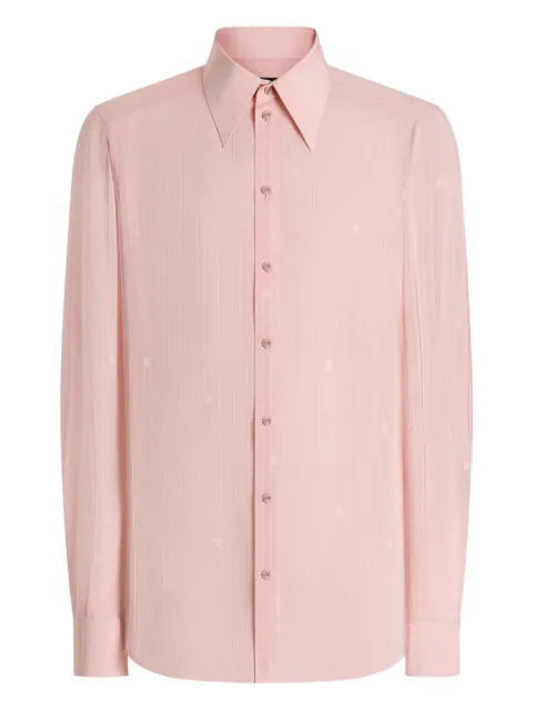 Dolce & Gabbana buttoned silk shirt Pink G5NP9TFJ1J4
