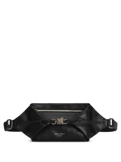 Dolce & Gabbana padlock-detailed belt bag Black BM2188AU994