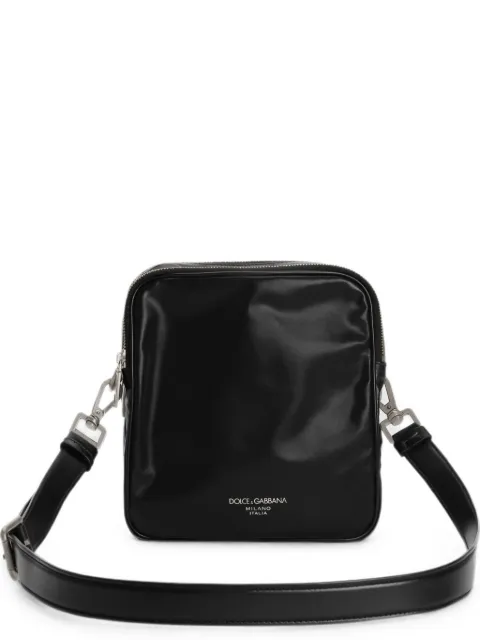 Dolce & Gabbana zip-pocket shoulder bag Black BM2117AU996