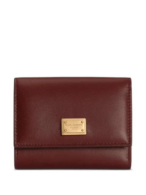 Dolce & Gabbana Plongé calfskin wallet Red BI0770A9S25
