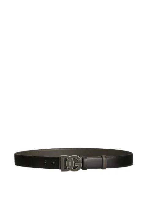 Dolce & Gabbana DG-buckle belt Black BC4966AZ345