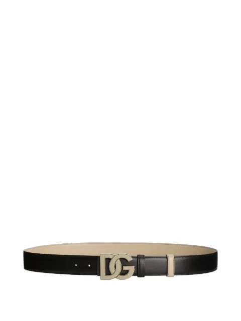 Dolce & Gabbana DG-buckle belt Black BC4966AZ345