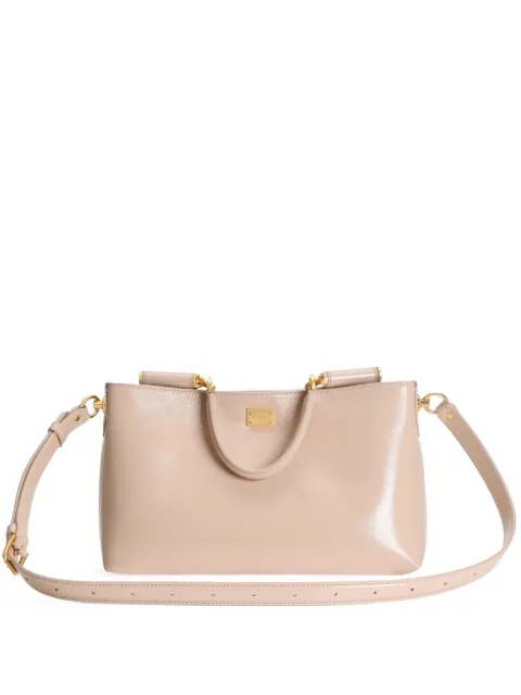 Dolce & Gabbana Vittoria calfskin handbag Neutrals BB7896AZ000
