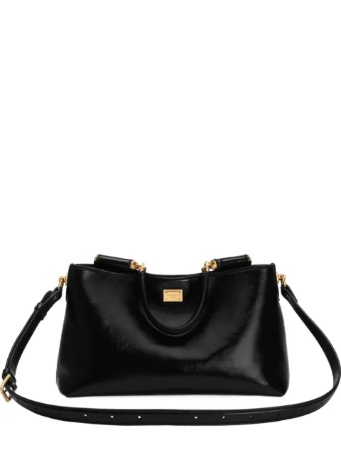 Dolce & Gabbana medium Vittoria calfskin handbag Black BB7896AZ000