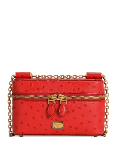 Dolce & Gabbana textured shoulder bag Red BB7800B8G31