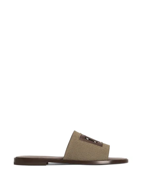 Dolce & Gabbana DG light denim sandals Green A80590A0107
