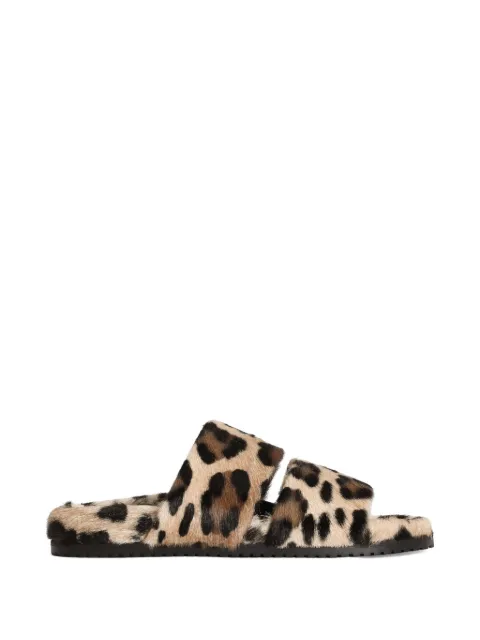 Dolce & Gabbana Leo DG casual kid goat sandals Neutrals A80574A0087