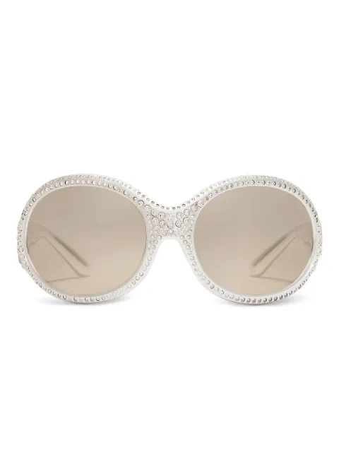 Dolce & Gabbana Eyewear oval-frame sunglasses White VG6201VN96G