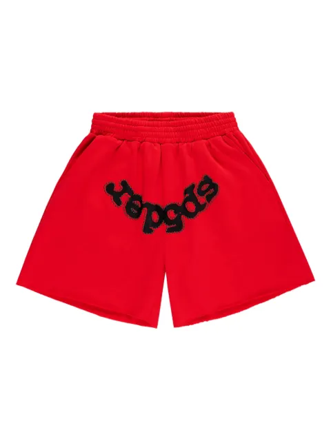 SP5DER OG Studded shorts Red SP5DER205