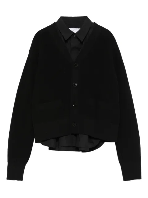 sacai button pocket knitwear Black 2508170