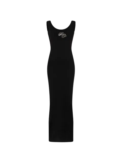 Philipp Plein maxi logo-detail dress Black SAFCWTG0695PJY002N