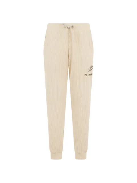 Plein Sport ribbed drawstring trousers Neutrals SAFCWJT2220STE003N