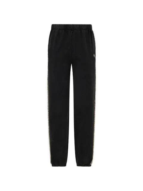 Philipp Plein strass cotton joggers Black SAFCWJT2190PTE004N