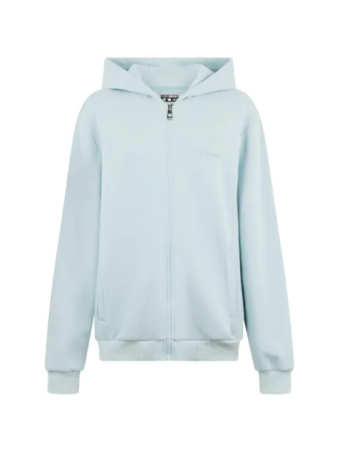 Plein Sport zip-fastening hooded sweatshirt Blue SAFCMJB3958STE003N