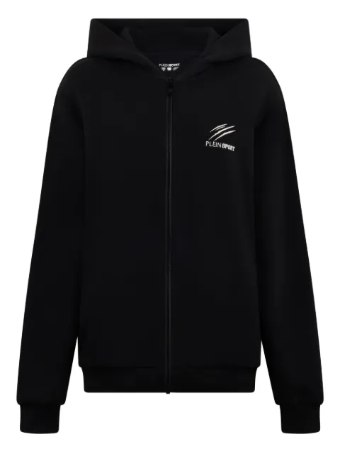 Plein Sport zip-up hoodie Black SAFCMJB3958STE003N