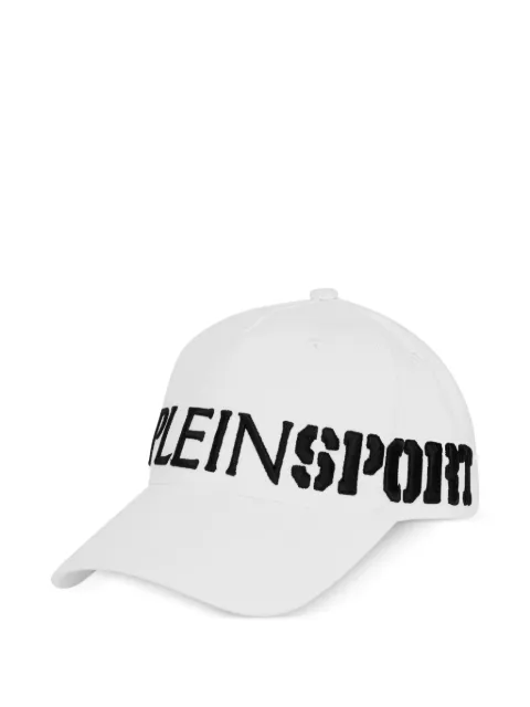 Plein Sport logo-embroidery baseball cap White SAFAWAC0262STE003N