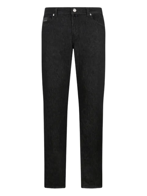 Billionaire straight-cut jeans Black BAFCMDT4314BTE001N
