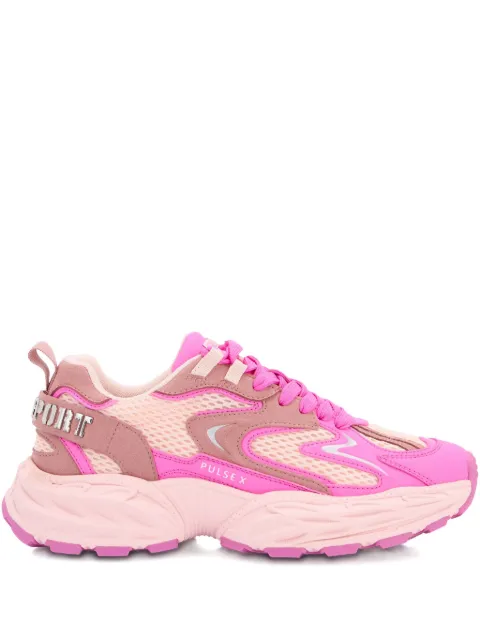 Plein Sport Pulse X mesh lettering sneakers Pink SAFSUSC0931STE003N
