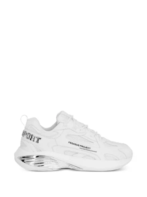 Plein Sport Pegasus Project logo-plaque sneakers White SAFSUSC0935STE003N