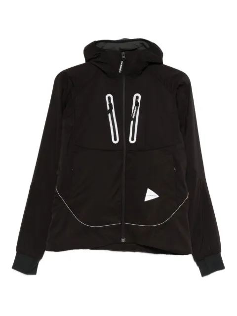 and Wander hooded zip-up jacket Black 5745231014